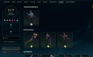 Conta de league of legends mestre