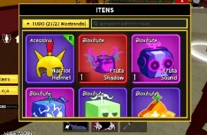 Conta com shadow ingerida e shadow e itens aleatóros