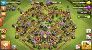Conta de Clash Of clãs - CV 11 BARATO