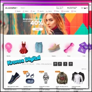 Tema Shopify Evolution + Aulas e Brindes