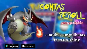 CONTAS REROLL - Pokemon TCG Pocket - com as melhores cartas