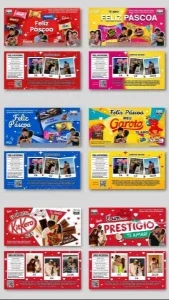 Caixa Bombom E Bis Editável Digital No Canva