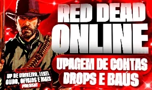 UP DE CONTAS RED DEAD REDEMPTION 2 ONLINE + PROMOÇÃO - [PC]