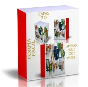 Capas 3D para Ebook Ou Trabalho! Quick 3D Cover