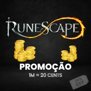 Venda Gold/Cash/Money 1M = 20Cents Para Runescape 3