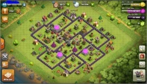 conta clash of clans cv 8