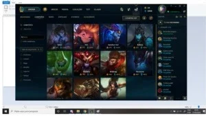 Conta com quase todos Campeões (falta apenas 11) 104 Skins