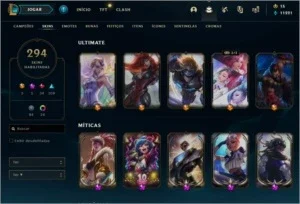 Conta 297 skins plat 3 + valorant