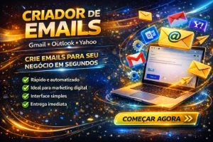 Gerador De Gmail, Hotmail, Yahoo Etc! - Entrega Automática