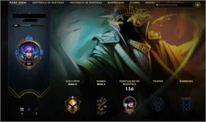 Conta Ouro IV (Smurf com MMR de Platina2)