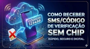 Receber código SMS sem chip