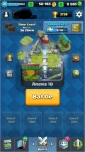 CLASH ROYALE - LVL10 / 8.000 GEMAS