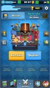 CONTA CLASH ROYALE NV 10 - 4000+ TROFEUS
