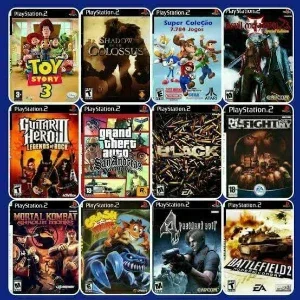 +230 ISO jogos PS2 e emulador PCSX2