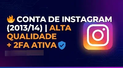 🔥 Conta Instagram  (2018/20) | Alta Qualidade + 2Fa Ativo