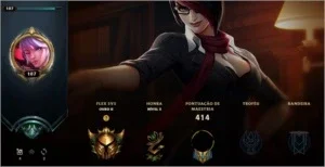 Uma incrível conta de LoL [189 Skins+ColeçãoRiot]