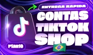 Contas de Tiktok Shop Brasil +2k Sem Doc Entrega Rápida