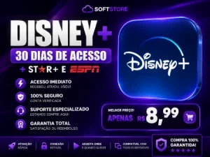 Disney Plus 30 Dias | Entrega Automática | Menor Preço