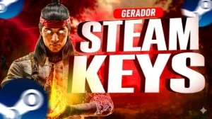 🚀 Gerador de Keys Steam Vitalício + Checker