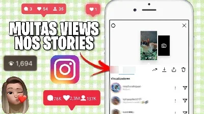 Views em story Instagram a partir de 1.000 views