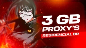 🛜 Proxy Residencial Fixo BR - 3GB