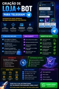 🚀 Criação De Loja + Bot Para Telegram