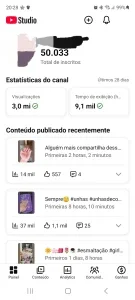 Canal de Unhas 50.033k Inscritos