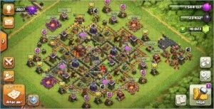 Conta do clash of clans full cv 11 com 10 mil gemas