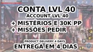 CONTA MIR4 LVL 40 30K PP | ACCOUNT MIR4 LVL 40