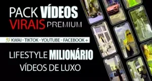 Vídeos Virais Lifestyle Milionários Pack Premium  + Brindes