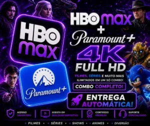 Hbo Max + Paramount + Mais Brinde (Entrega Automatica)
