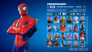 Conta Fortnite | 124 Skins | Spider-Man | Entrega automática