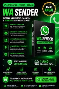 Wa Sender 5.0.8 assinatura anual 