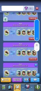Todas cartas lvl 14, >5kk ouro, dezenas de fichas e muito +