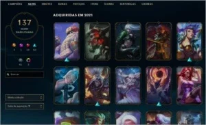Conta de League Of Legends