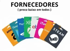 Fornecedores de Gift Card ( preço baixo em todos )