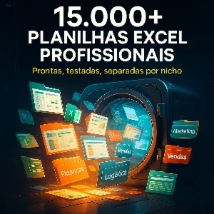 15.000+ Planilhas Excel para TODOS os Nichos