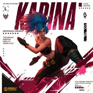 Conta Mlbb | Lv 70 | Kof Karina |130 Heróis | 194 Skins |