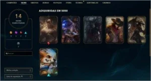 Conta LoL Platina 4