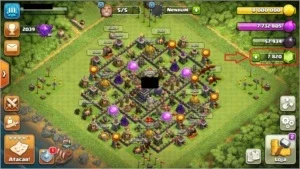Clash of Clans - CV9 FULL - 7820 gemas