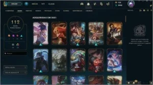 CONTA LEAGUE OF LEGENDS PLATINA 3 SEASONS