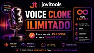 Voice Clone | 30 Dias | Estilo Elevenlabs
