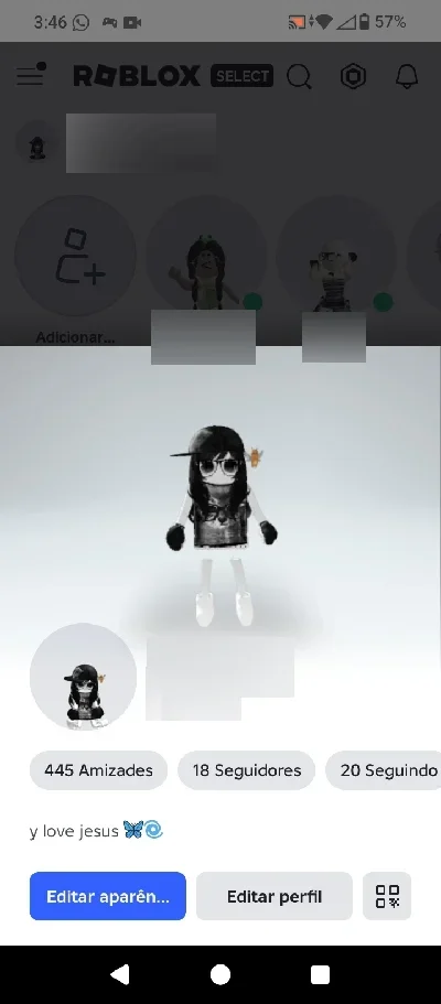 cnt de Roblox com várias roupas e gamepass!¡🍥❄️