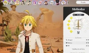 7DS origin 62k poder meliodas c5 mannie c6 drake e king