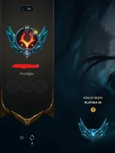 Conta Platina - League of Legends