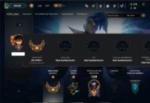 Ouro 1 com 55 Champs e 38 Skins