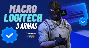 Macro Logitech CS2 PRO – 3 Armas | Gamers Club | G HUB