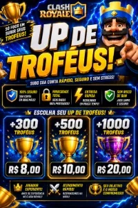 Up De Troféus Clash Royale