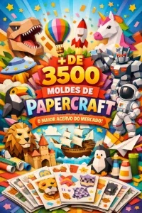 O maior acervo de Papercraft do Brasil