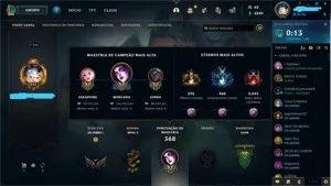 Conta LOL com 115 skins 3 Ultimates